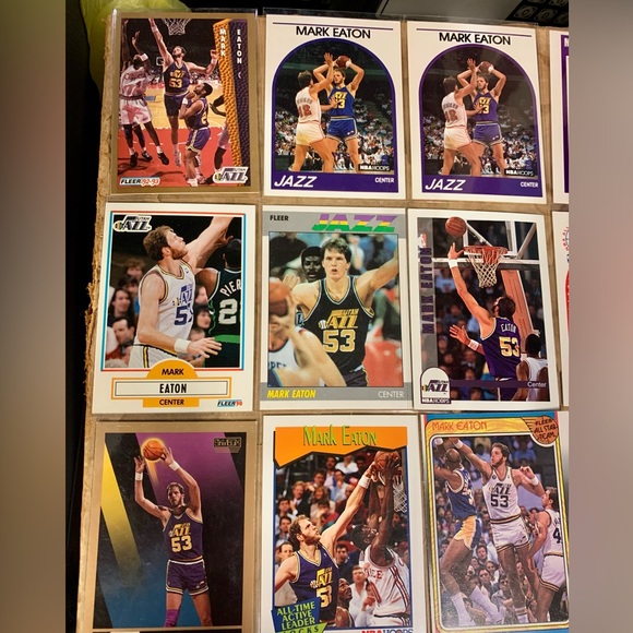 Mark Eaton basketball card lot with autograph card included - Picture 2 of 5